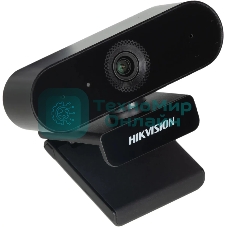 Веб-камера Hikvision DS-U02 1920x1080, 30 кадр/с, USB Type-A, микрофон, автоосвещение, универсальное крепление