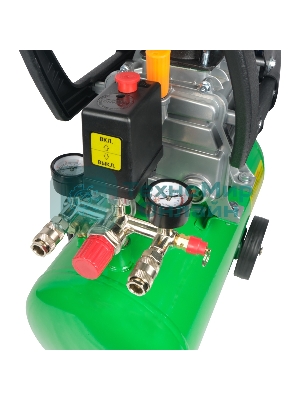 Компрессор КАЛИБР КМК-1600/24У 1.6кВт 8атм 24л 198л/мин 2выхода