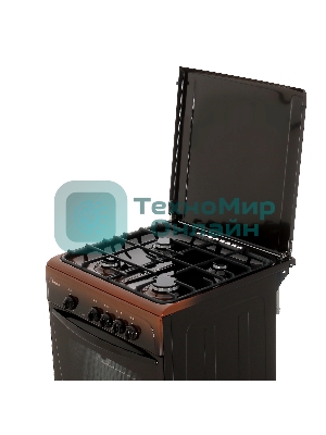Плита газовая Gefest CG 60М C7 К83 коричневый, конфорок 4 шт, духовка 63 л, 60 см x 85 см x 60 см