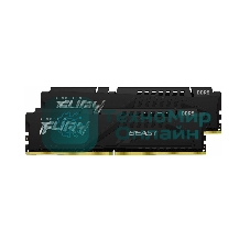 Оперативная память Kingston Fury Beast, DDR5, 16GB (2x8GB), 6000MHz, CL36, DIMM, с радиаторами, RGB, черный