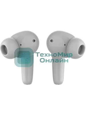 Наушники TWS Tecno Buds 4 белый, вкладыши, Bluetooth, до 6 ч