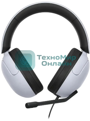 Проводная гарнитура Sony INZONE H3 белый/черный, накладные, jack 3.5 мм