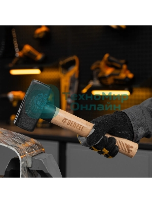 Кувалда Denzel 2000 г, кованая головка, буковая рукоятка