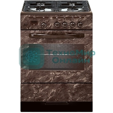 Плита комбинированная Gefest ПГЭ 6302-03 0054 коричневый, конфорок 4 газовых, духовка 55 л, 60 см x 85 см x 60 см