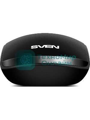 Мышь беспроводная SVEN RX-570SW черный, 1600 dpi, радиоканал, Bluetooth, USB, кнопки - 4