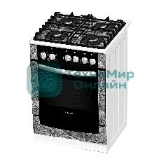 Плита газовая Gefest ПГ 6500-02 0313 черный, конфорок 4 шт, духовка 52 л, 60 см x 85 см x 60 см