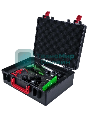 Нивелир лазерн. Elitech ЛН 2К-ЗЕЛ 2кл.лаз. 510нм цв.луч. зеленый 2луч. (201470)