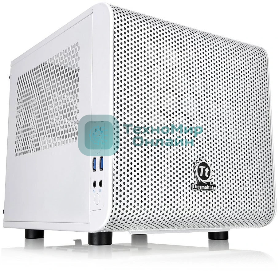Компьютерный корпус Thermaltake Core V1 белый w/o PSU,CA-1B8-00S6WN-01