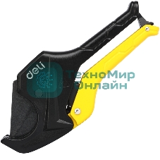 Труборез для пластиковых труб Deli DL2502 диаметр реза до 42мм, лезвия с тефлоновым покрытием, сталь SK5