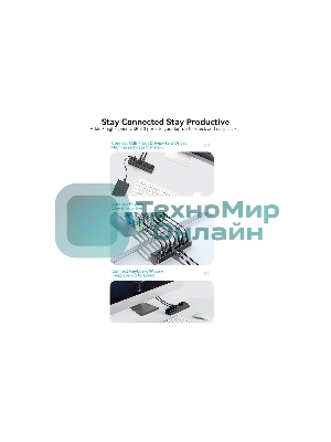 USB-концентратор Vention OTG USB 3.0 на 7 портов черный