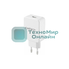 Сетевое зарядное устройство ENERGY ET-32, 2,1А, белый (104290)