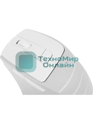 Мышь беспроводная A4Tech Fstyler FG30S белый/серый, 2000 dpi, радиоканал, USB, кнопки - 6