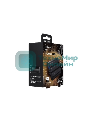 Внешний SSD Samsung T7 Shield, 1TB, USB 3.2 Gen 2 Type-C, R/W 1050/1000, черный