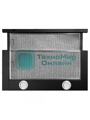 Вытяжка встраиваемая Zigmund & Shtain K 017.6 B черный, 60 см, 700 куб. м/ч, 51 дБ