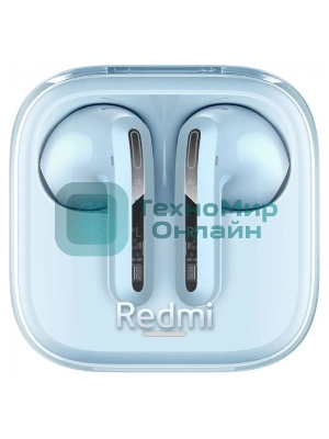 Наушники TWS Xiaomi Redmi Buds 6 Active синий, вкладыши, Bluetooth, до 30 ч