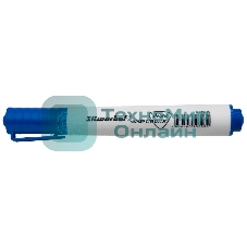 Маркер для досок Silwerhof Prime+, скошенный пишущий наконечник, 2-5мм, синий, коробка