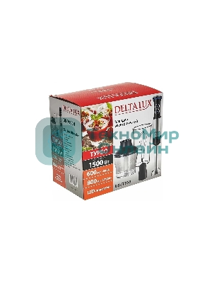 Блендер погружной Delta Lux DE-7006B черный