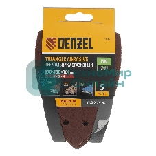 Треугольник абразивный Denzel на ворc. подложке под 