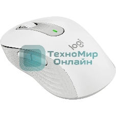 Мышь беспроводная Logitech Signature M650 белый, 4000 dpi, радиоканал, Bluetooth, USB, кнопки - 5