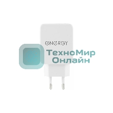 Сетевое зарядное устройство ENERGY ET-32, 2,1А, белый (104290)