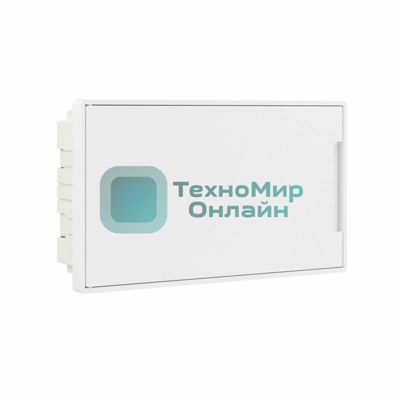 Щиток встраиваемый FRAME DKC F18B1WW 18мод. с бел. дверцей с 2 шинами PEN на 8 и 10 отверст. белый