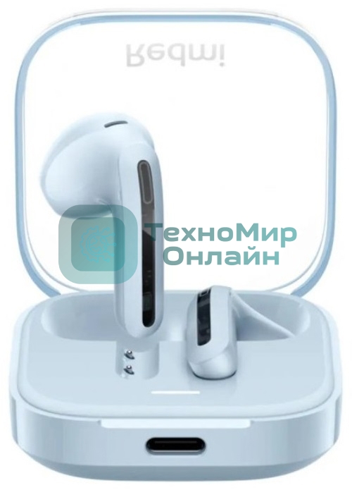 Наушники TWS Xiaomi Redmi Buds 6 Active синий, вкладыши, Bluetooth, до 30 ч