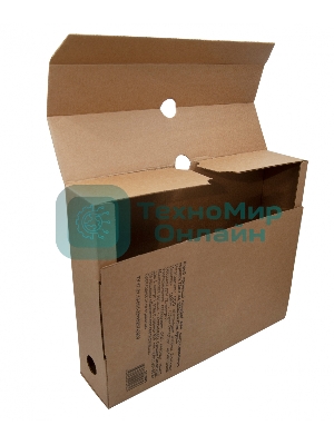 Короб архивный Silwerhof КА-75БУРЫЙ микрогофрокартон корешок 75мм, 320x255x75мм, бурый