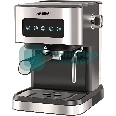 Кофеварка рожковая ARESA AR-1612 черный, исп. кофе - молотый, 1,5 л, 1100 Вт, 15 бар