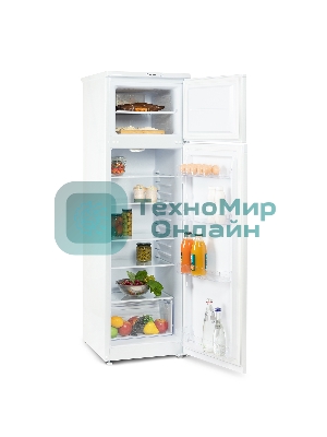 Холодильник Бирюса 424 белый двухкамерный 170/35л морозилка сверху
