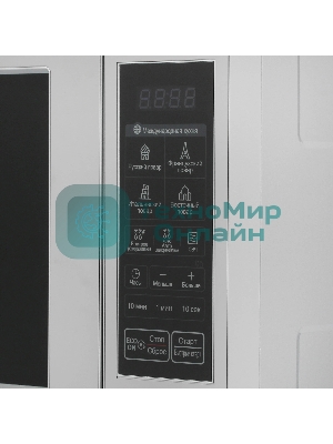Микроволновая печь LG MS2044V серебристый, 20 л, 700 Вт, переключатели - сенсор