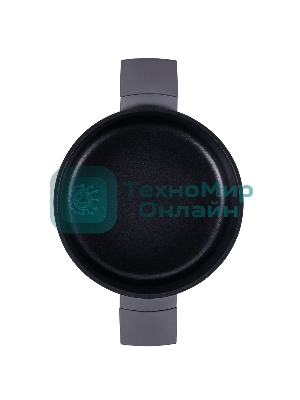 Кастрюля Maunfeld ASTRID MF24ASTR1CR из кованого алюминия со стеклянной крышкой, 24 см, 4.6 л