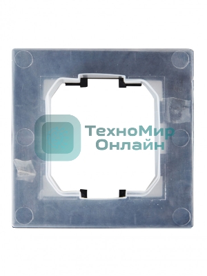 Рамка 1-местная IEK BRITE РУ-1-БрЧ-44 IP44 черный