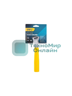 Скребок Deli DL359210 210мм Лезвие SK5, режущая головка из алюминиевого сплава, ручка из полипропилена. Ширина лезвия: 14 мм. Толщина лезвия: 0,5 мм.
