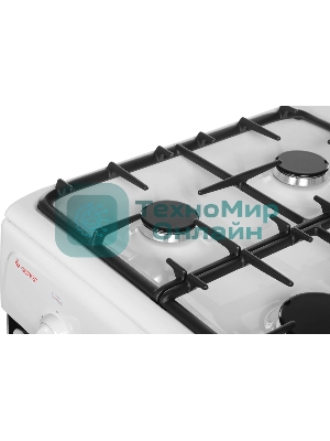 Плита газовая Gefest CG 50М02 К73 белый, конфорок 4 шт, духовка 42 л, 50 см x 85 см x 53 см