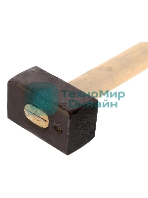 Кувалда Сибртех 4000 г, кованая головка, деревянная рукоятка, 380 мм