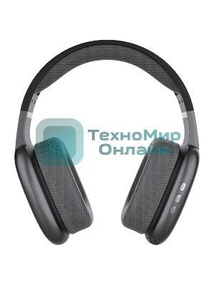 Беспроводные/проводные наушники QUMO Sense BT 0084 черный, накладные, Bluetooth + проводной, до 10 ч