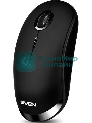 Мышь беспроводная SVEN RX-570SW черный, 1600 dpi, радиоканал, Bluetooth, USB, кнопки - 4