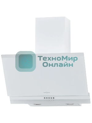 Вытяжка наклонная Krona Irma A 600 White PB белый/серебристый, 59.5 см, 1000 куб. м/ч, 62 дБ