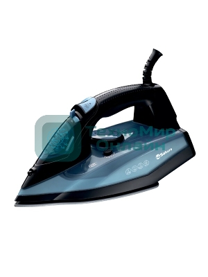 Утюг Sakura SA-3075CBK 380мл, 2400 Вт,керам, черный/синий