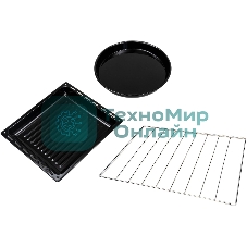 Мини-печь Kraft KF-MO3801BL, черный, 38 л.