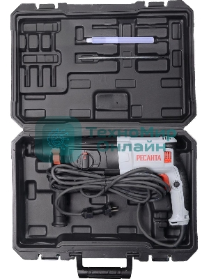 Перфоратор Ресанта П-32-1000К SDS-plus уд.:5.2Дж 1000Вт (кейс в комплекте)