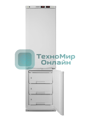 Холодильник комбинированный лабораторный Pozis ХЛ-340 с металлическим дверьми, 400 л