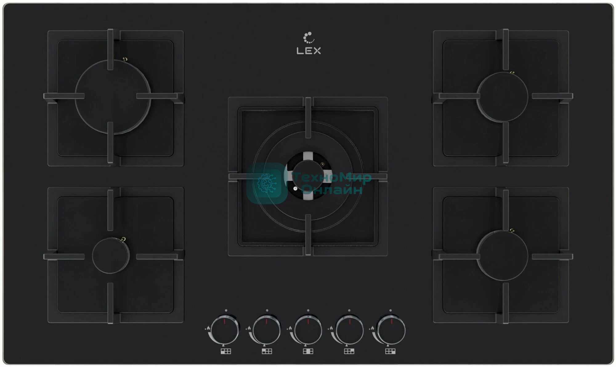 Газовая варочная панель LEX GVG 954 BBL