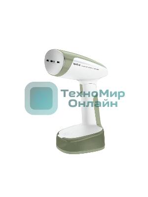 Отпариватель Tefal DT3053E1 белый/зеленый, 1300 Вт, 20 г/мин, 120 мл
