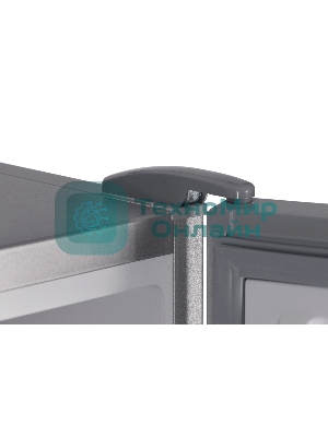 Холодильник Nordfrost NRB 154 S серый матовый двухкамерный 238/115 л морозилка снизу, капельная система