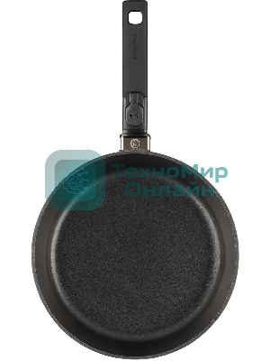 Сковорода Rondell Praline RDA-1566, 28см, съемная ручка, без крышки, коричневый