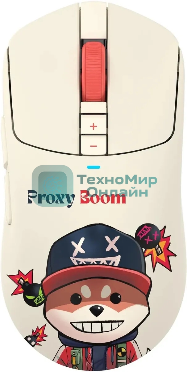 Мышь беспроводная/проводная A4Tech Bloody R72 Ultra Proxy Boom бежевый, 20000 dpi, радиоканал, USB, кнопки - 7