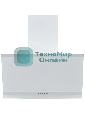 Вытяжка наклонная Krona Irma A 600 White PB белый/серебристый, 59.5 см, 1000 куб. м/ч, 62 дБ