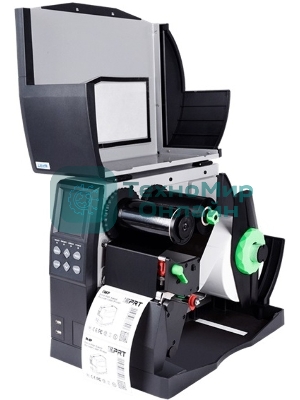 Принтер этикеток термотрансферный iDPRT iX4P Industrial 600 dpi, 102 мм/cек, USB, RS232, USB Host, Ethernet RJ-45, черный