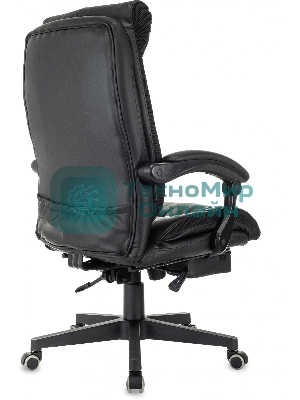 Кресло Бюрократ CH-824MSG-BF черный, экокожа